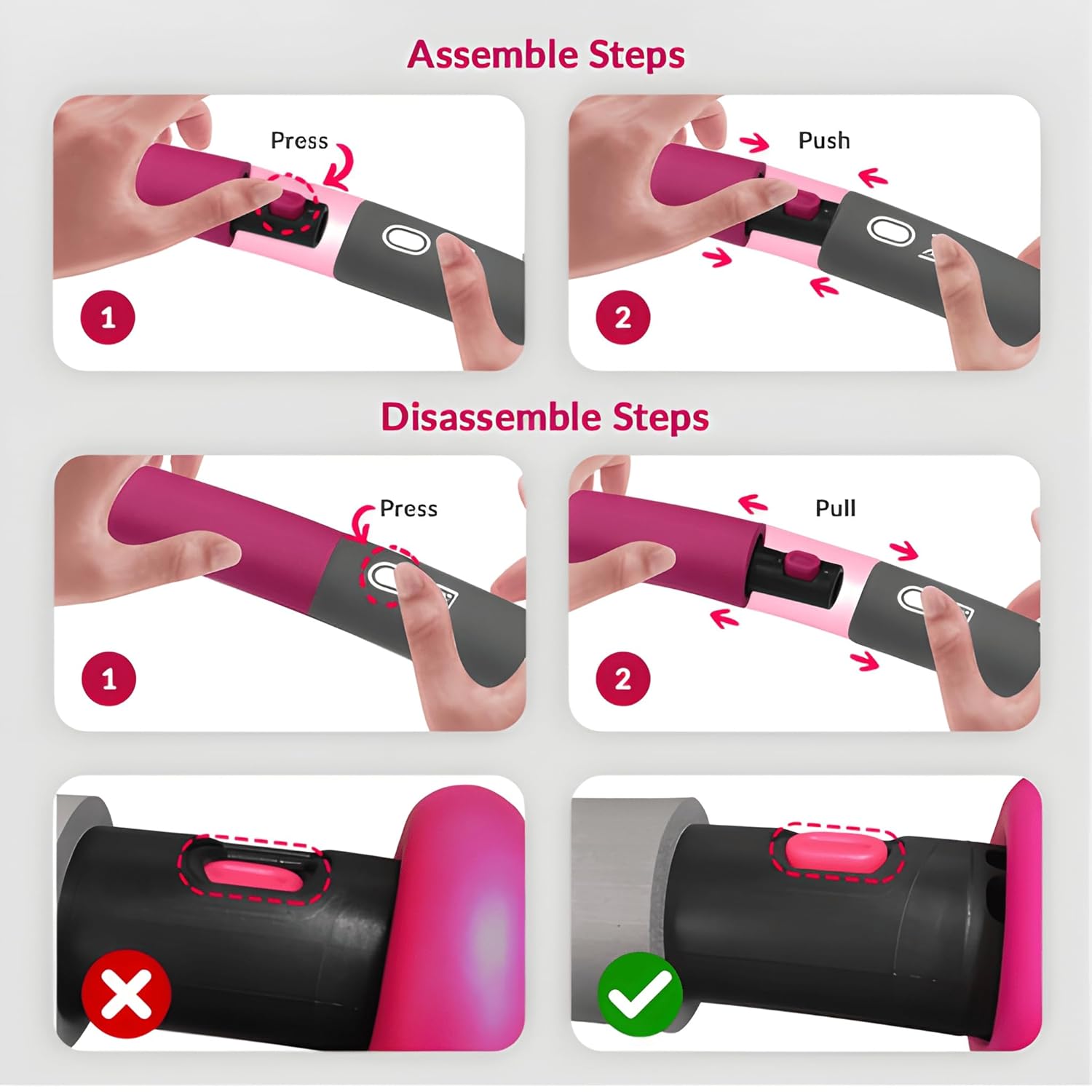 Current Slot 3 — assemble + disassemble step-by-step